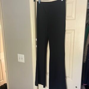 Good American Sleek Black Flare Pants